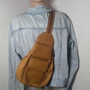 Leather Cape Cod 2 in 1 bag backpack